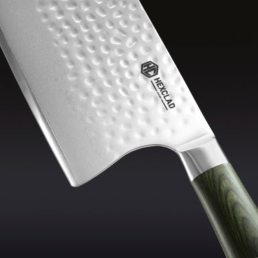 Couteau en Acier Damas, 7"(18 cm)