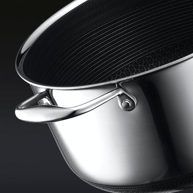 Ensemble de casseroles hybrides HexClad 6PC avec couvercles