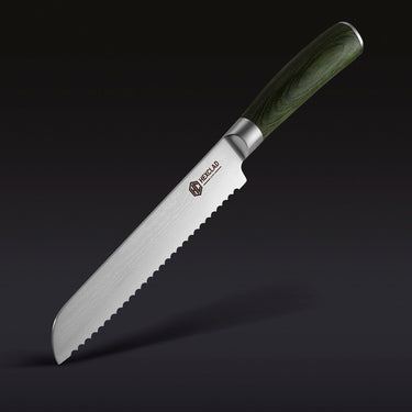 Couteau à Pain Dentelé en Acier Damas, 8" (20 cm)