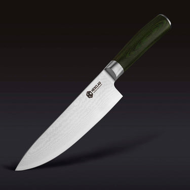 Couteau de chef en acier Damas, 8" (20 cm)
