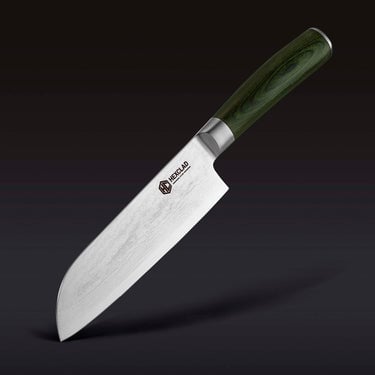Damascus Steel Santoku Knife, 7" (17 cm)