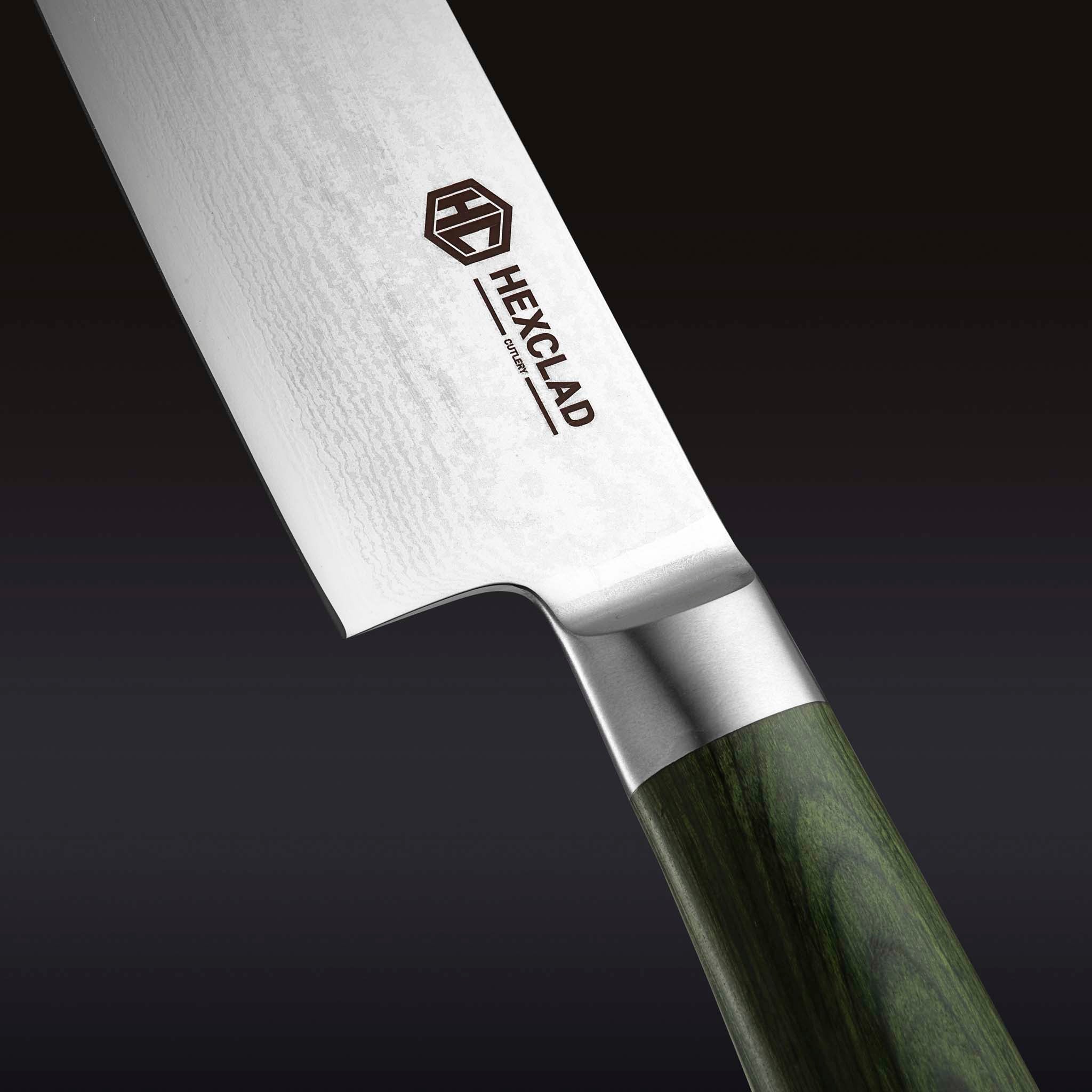HexClad Damascus Steel Santoku Knife