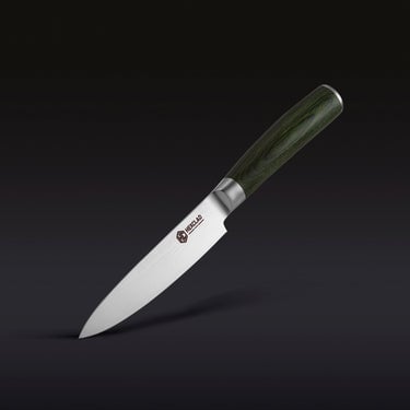 Damascus Steel Utility Knife, 5" (12 cm)