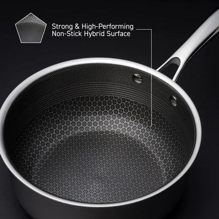 6PC HexClad Hybrid Pot Set W/ Lids